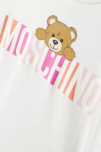 Bear Logo T-shirt in Cotton
