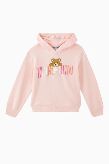 Teddy Hoodie in Cotton Jersey