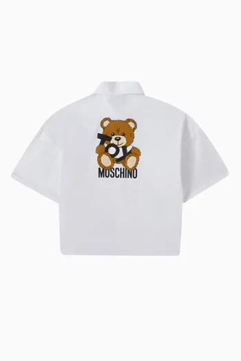 Bear Graphic Shirt in Cotton