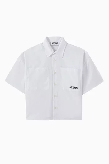 Bear Graphic Shirt in Cotton