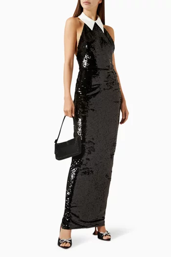 Wednesday Sequin-embellished Gown
