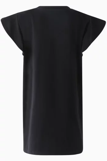 Teddy Flounce-sleeve T-shirt in Cotton Jersey