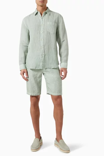 Long-sleeve Shirt in Linen
