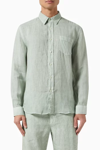 Long-sleeve Shirt in Linen