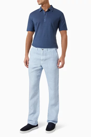 Polo Shirt in Linen
