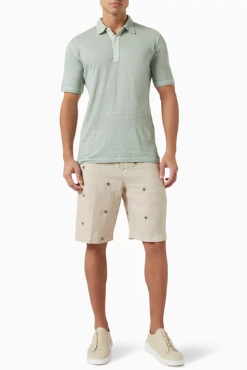 Polo Shirt in Linen