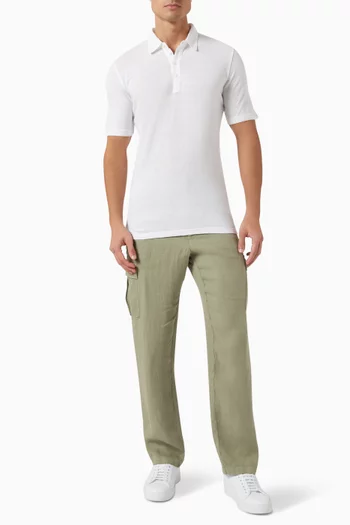 Polo Shirt in Linen