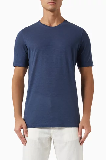 Crew Neck T-shirt in Linen