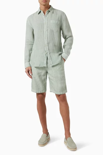 Bermuda Shorts in Linen
