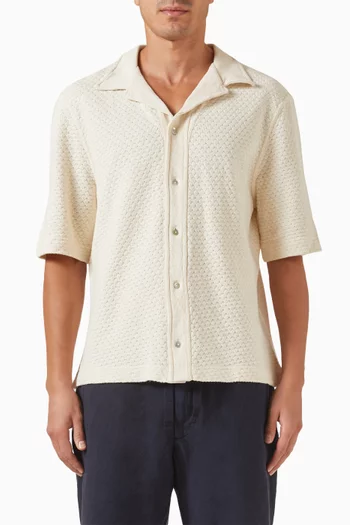 Kai Shirt in Textured Cotton
