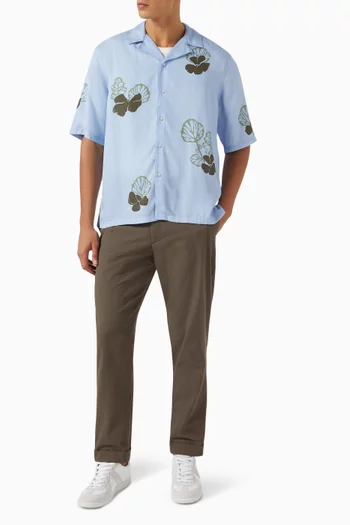 Eren Floral-print Shirt in Lyocell