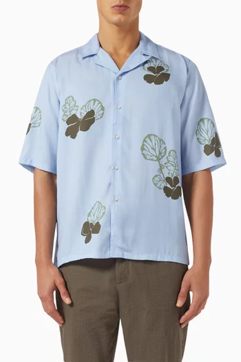 Eren Floral-print Shirt in Lyocell