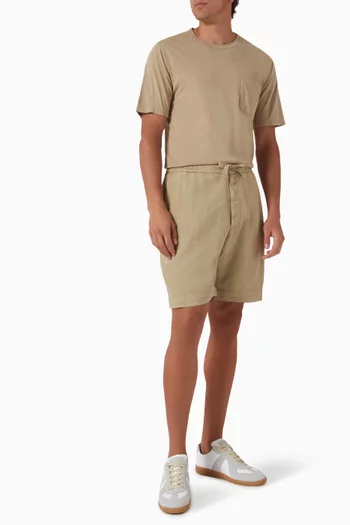 Phil Shorts in Lyocell-linen Blend