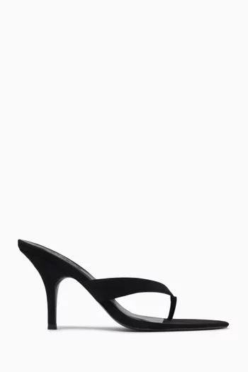 Tokyo Thong Sandals in Faux Suede