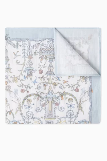 x Caitlin Wilson Carré Blanket in Organic Cotton