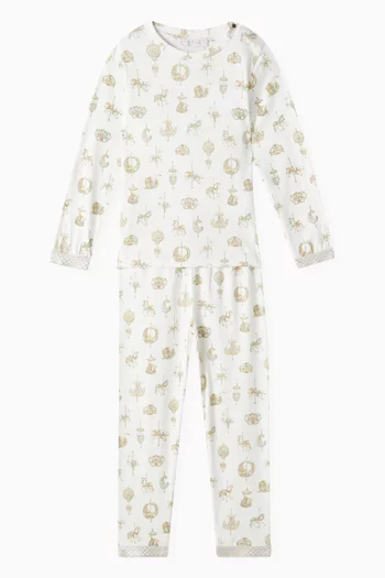 Carousel Pyjama Set in Organic Cotton