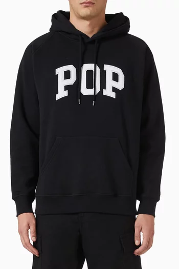 Arch Logo Hoodie in Cotton