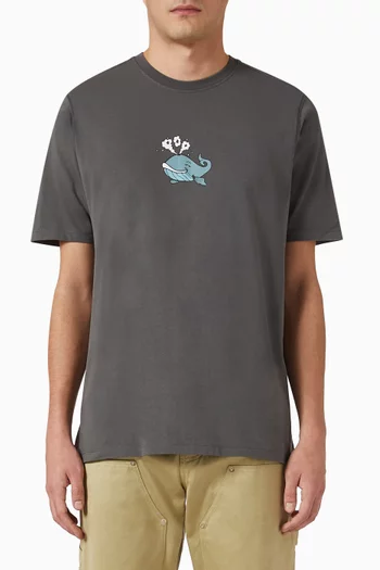Whale T-shirt in Cotton