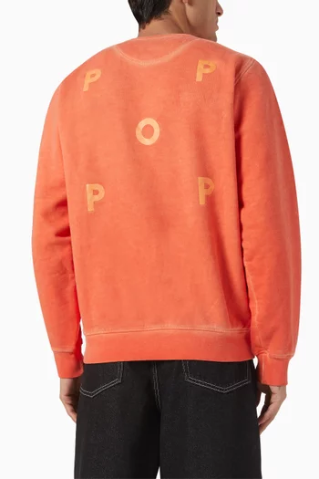 Logo Crewneck Sweatshirt in Cotton