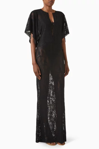 Obie Gown in Stretch Lace