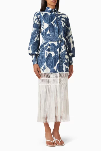La Victoria Dress in Linen