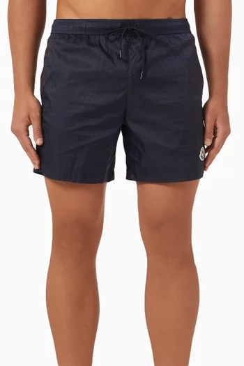 Monogram Swim Shorts in Nylon