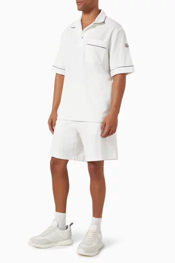 Polo Shirt in Cotton Terry