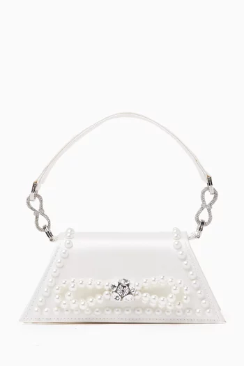 Small Samantha Top-handle Bag in Satin