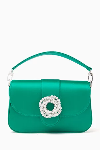 Galaxy Top-handle Bag in Satin