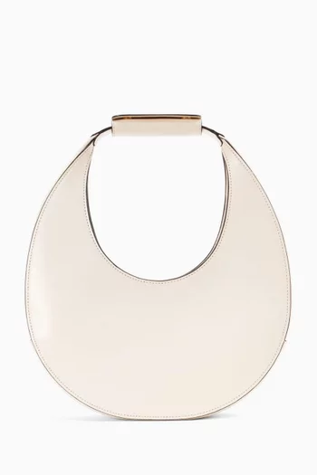 Moon Tote Bag in Polished Leather
