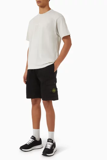 Cargo Bermuda Shorts in Stretch Cotton Tela