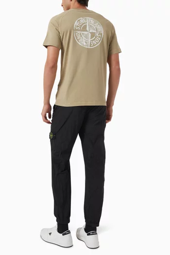Embroidered-logo T-shirt in Cotton