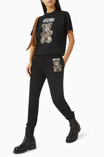Teddy Bear Track Pants in Cotton