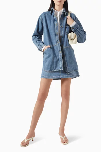 Button-up Shirt in Denim