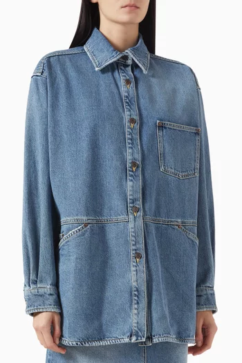 Button-up Shirt in Denim