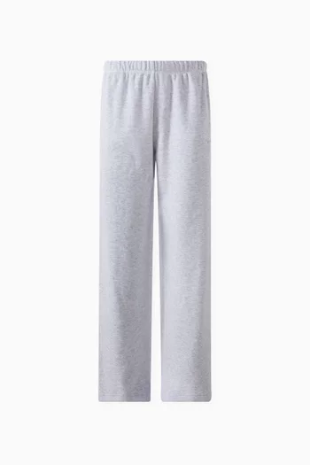 Cotton Fleece Classic Straight Leg Pants
