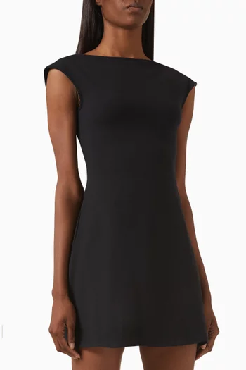 Soleil Knit Mini Dress in Cotton Cinch
