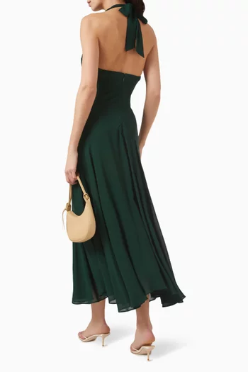 Briony Halterneck Midi Dress
