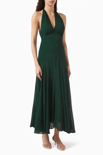 Briony Halterneck Midi Dress