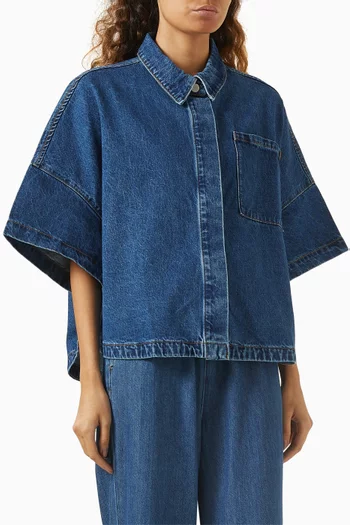 Oversized Shirt in Denim