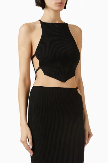 Lingerie Strappy Top in Knit