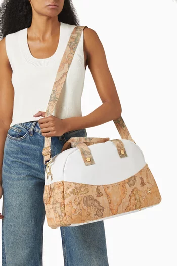 Map Print Changing Bag