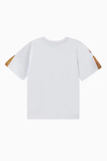 Geo Trims T-shirt in Cotton