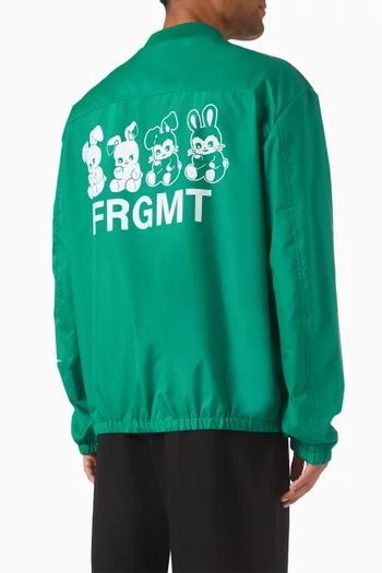 x FRGMT Ostria Bomber Jacket in Coated Nylon