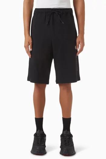 x FRGMT Embroidered Logo Shorts in Cotton Fleece