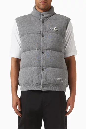 x FRGMT Puffer Gilet in Cotton
