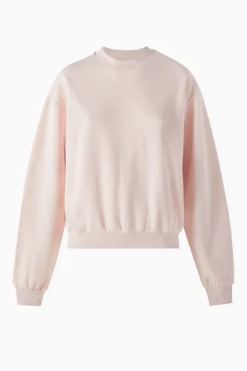 Cotton Fleece Classic Crew Sweatshirt