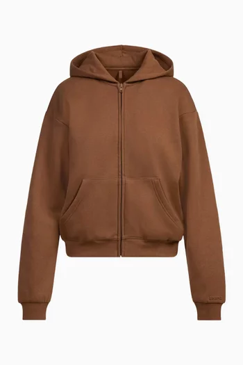 Cotton Fleece Classic Zip-up Hoodie