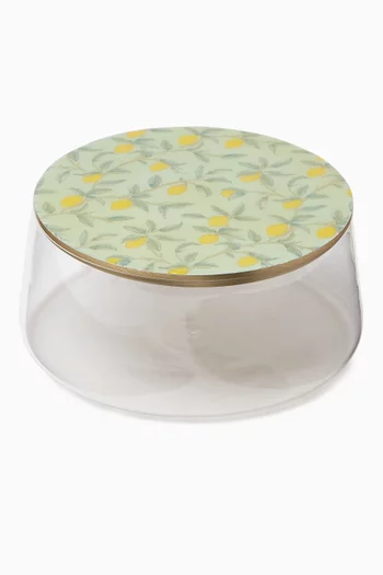 Lemon Canister in Glass