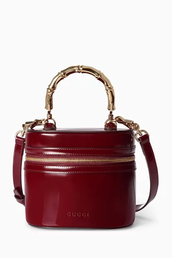 Mini Vanity Bag in Leather